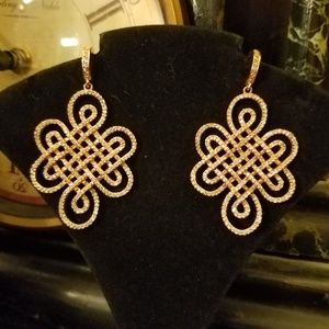 Genuine and Gorgeous Rose Gold Earrings!